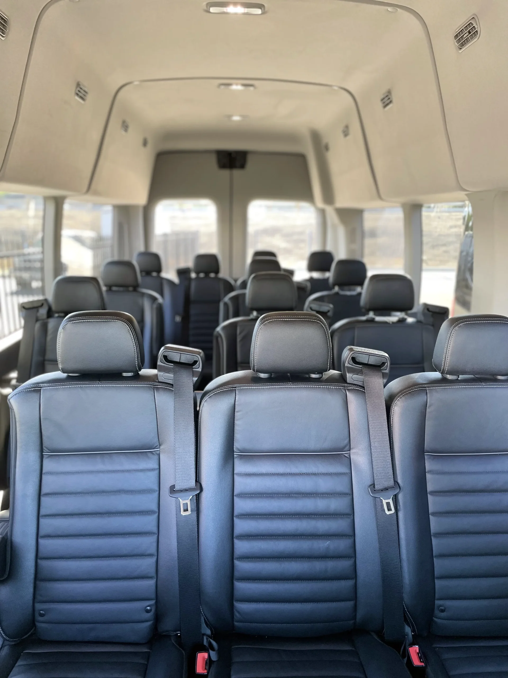 shuttle-interior El Sobrante Airport Limousine Transportation